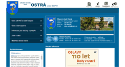 Desktop Screenshot of ostra.cz