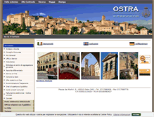 Tablet Screenshot of comune.ostra.an.it